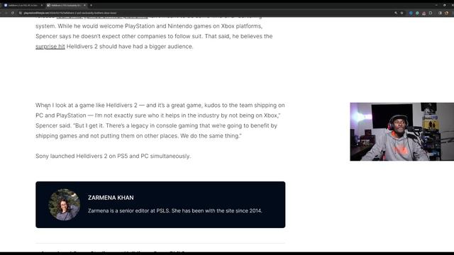 Phil Spencer Calls Out Sony For Helldivers 2 Being PS5 Exclusive (It Doesn't Help Anyone Great Game смотреть онлайн