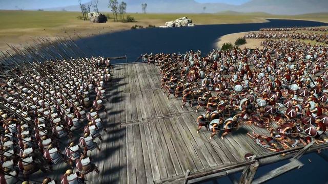 300 SPARTAN PIKEMEN vs 3000 ROYAL SPARTANS - Total War: ROME 2 (4K Gameplay) смотреть онлайн
