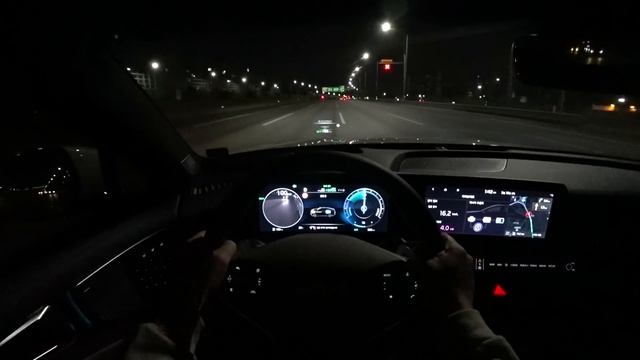 기아자동차 K8 하이브리드 1인칭 야간주행, 2021 KIA K8 Hybird POV night drive смотреть онлайн