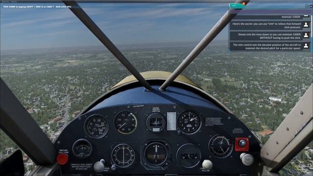 Flight Sim World - Training - Lesson 2: Strait & Level смотреть онлайн