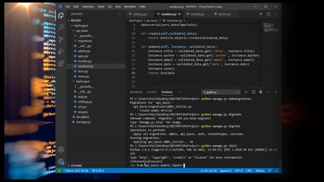 Django REST Framework | Build REST API With Django (Tagalog Version) | SirYuls TV смотреть онлайн