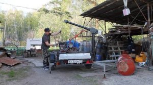 миникран(манипулятор) для прицепа