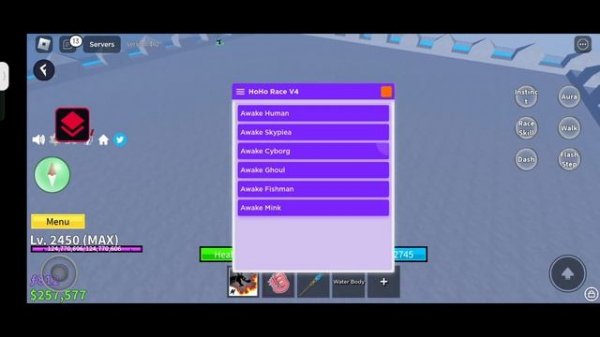 Blox fruit Script hoho hub awaken all race v4