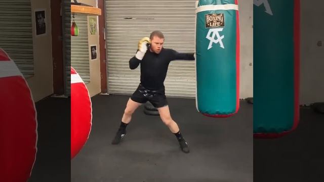 Canelo Alvarez New Training Video(Punching Bag) смотреть онлайн