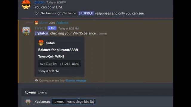 [TipBotv2] random crypto balance check with Discord TipBot смотреть онлайн