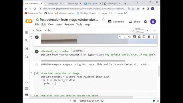 Quickly learn Text Detection from Image| Machine learning with Python and Google Colab| Short video смотреть онлайн
