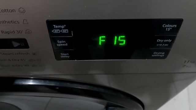 F15 error code on a Whirlpool washing machine diagnosis. смотреть онлайн