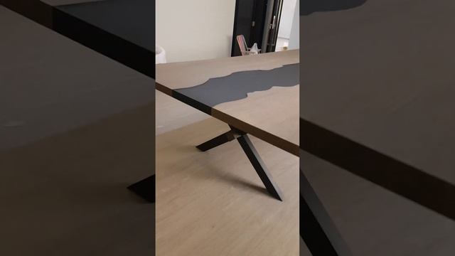 Ash veneer wooden dining