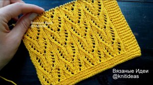 Красивейший узор спицами для кардигана, топа, джемпера!