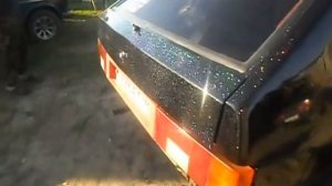 покраска авто с флейками (глиттером)