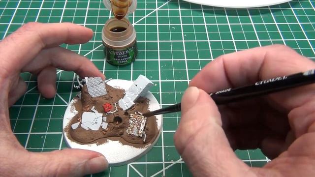 Let's Paint: Ghazghkull Thraka part 4; Painting the base смотреть онлайн