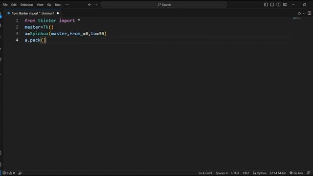 نحوه ایجاد spinbox (spinbox in python) смотреть онлайн