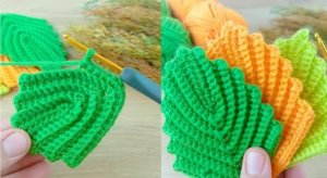 Очаровательные листики крючком???