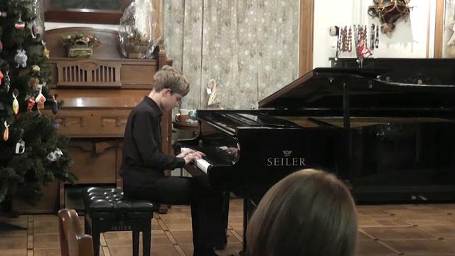 Aleksandr Bolotin (15 y.o.) - A. Skriabin. Three Pieces Op.52 смотреть онлайн