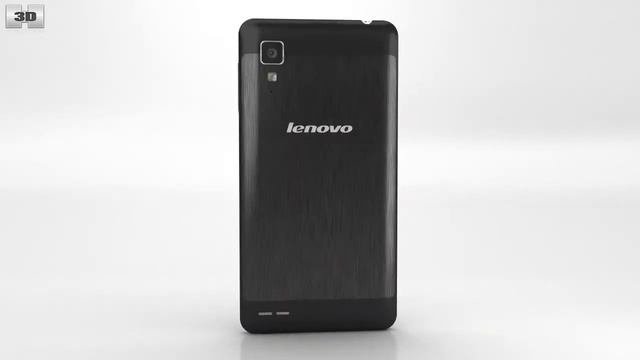 Lenovo P780 Black by 3D model store Humster3D.com смотреть онлайн