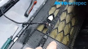 ставим защитную сетку в бампер тигуан volkswagen tiguan