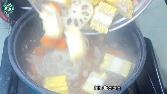 LOTUS ROOT WITH PEANUTS RECIPE!!! 莲藕汤 UNIVERSAL VEGETARIAN смотреть онлайн