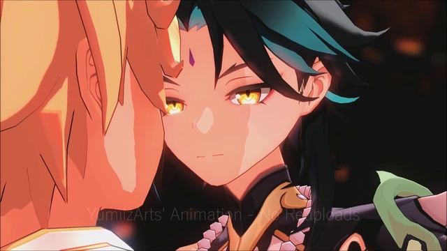 We're In Public... || Xiao X Aether Genshin Impact Lantern Rite Fan Animation || XiaoAether