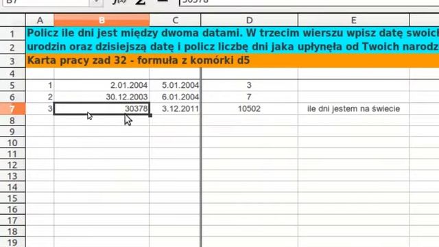 Arkusz kalkulacyjny zestaw 12 data i czas смотреть онлайн
