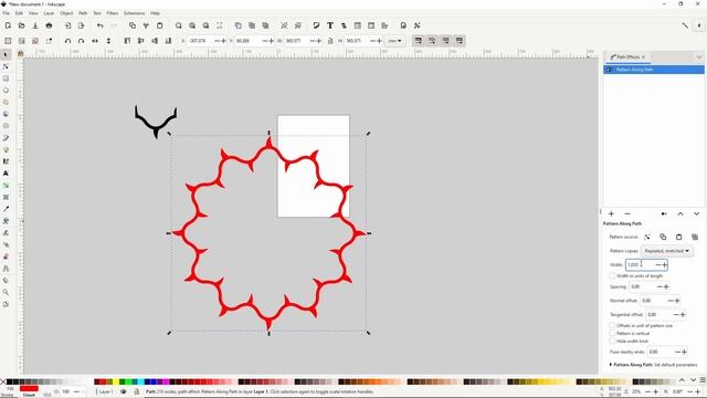 Draw Intertwined CIRCULAR Vines with Thorns in Inkscape смотреть онлайн