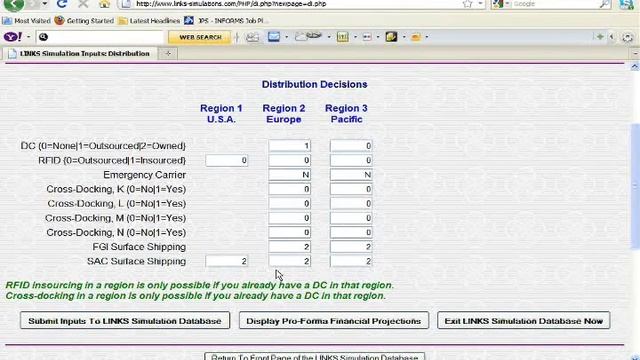 Overview of the Website of LINKS Supply Chain Management Simulation Game смотреть онлайн