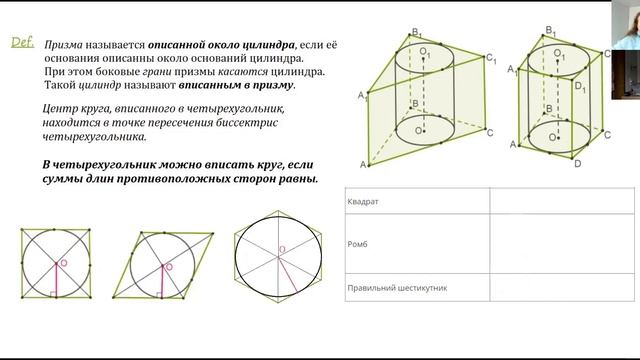 Комбинация призм и цилиндров смотреть онлайн