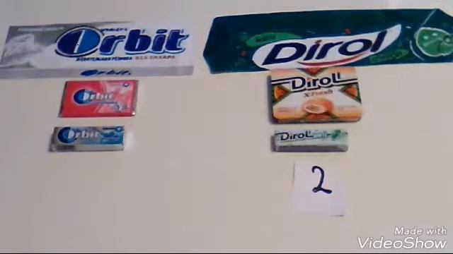 Шоу Сравнение . Что лучше Dirol или Orbit. Dirol Vs Orbit