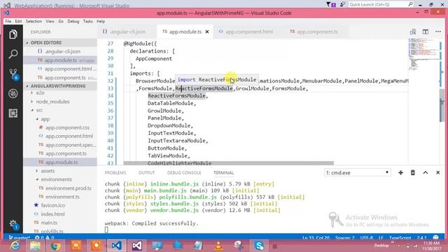 CRUD using Angular 5 and WEB API смотреть онлайн