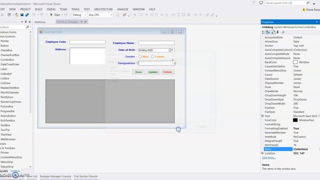 SQL Operation in C# Winform смотреть онлайн