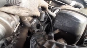 Турбина и сапун Nissan Pathfinder R51 2.5