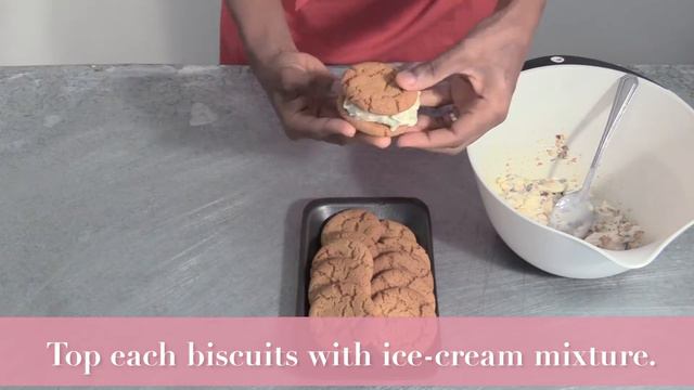 Ginger biscuits and Ice Cream sandwiches recipe смотреть онлайн