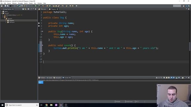 Java Tutorial for Beginners #16 - Creating Classes смотреть онлайн