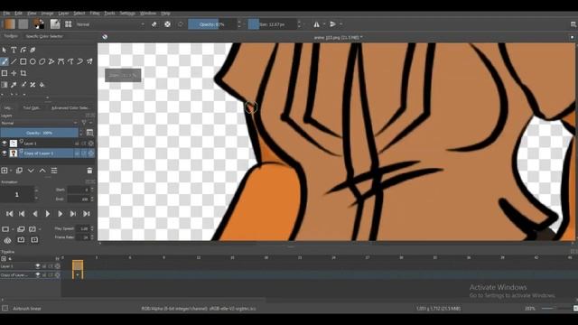 Animation 103 How to make personalized GIF in Krita смотреть онлайн