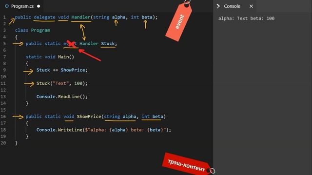 C# Events События