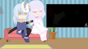 Реакция О моём перерождения в слизь на Да, я паук, и что?/Gacha club/