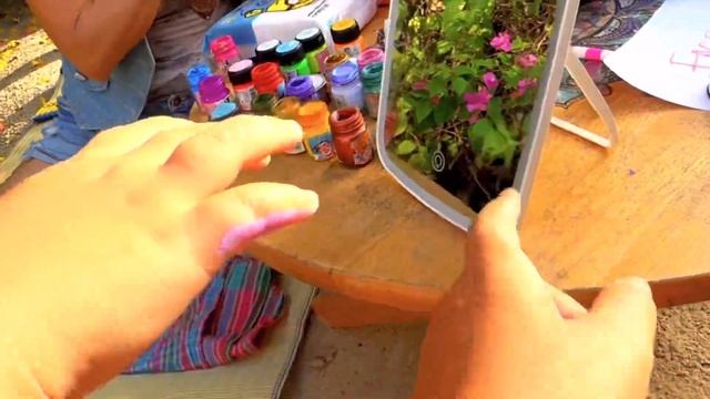face painting! Луина делает Аквагримм! Детский праздник в Тайланде! смотреть онлайн