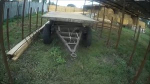 Коровник на 10 КРС, каркас закончен.