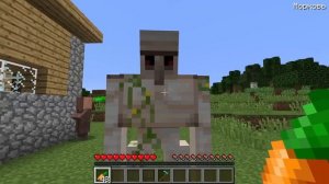 ЖЕЛЕЗНЫЙ ГОЛЕМ НАПАЛ НА ЖИТЕЛЯ В МАЙНКРАФТ | Риколит Minecraft