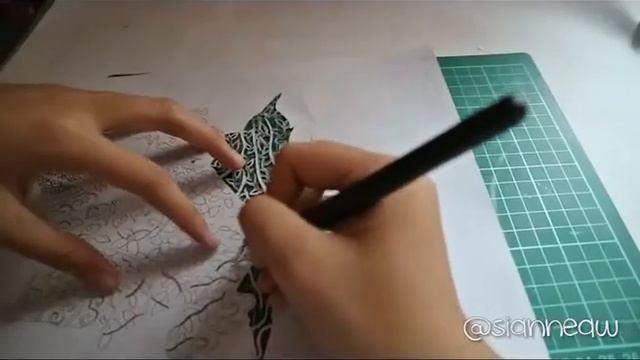 HOW TO MAKE PAPER CUT - BATIK INDONESIA