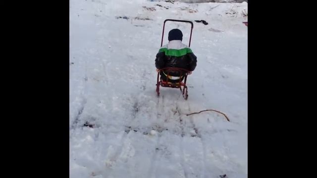 Трюк на санках. Отрыв головы смотреть онлайн