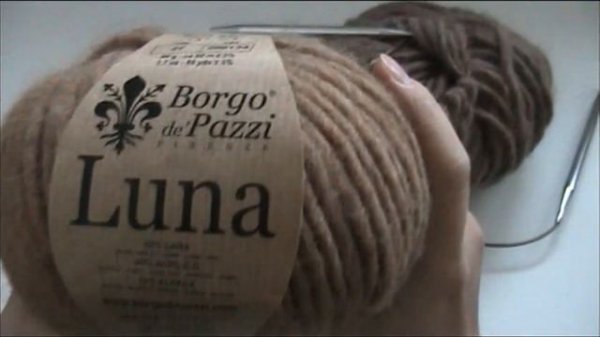 Пряжа Luna Borgo de' Pazzi +Узор спицами