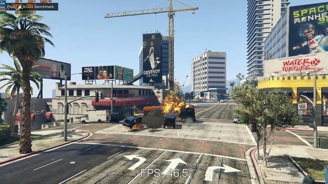 GTA 5 TEST ON AMD RX 470 4GB I5 3RD 8GB RAM 1080P HIGH смотреть онлайн
