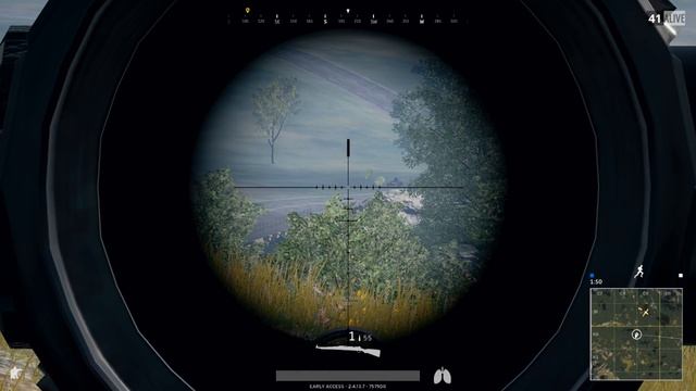 PUBG - 1Shot1Kill 710m on Moving Car смотреть онлайн