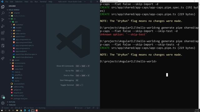 13. Create Angular Pipe using ng generate Pipe command and its available options - Angular CLI смотреть онлайн