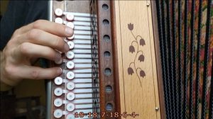 "О любви".Чиж и Ко(разбор на гармони с цифрами)