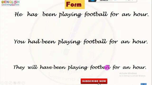 Perfect Continuous Tenses : Concept and Form / in English Language смотреть онлайн