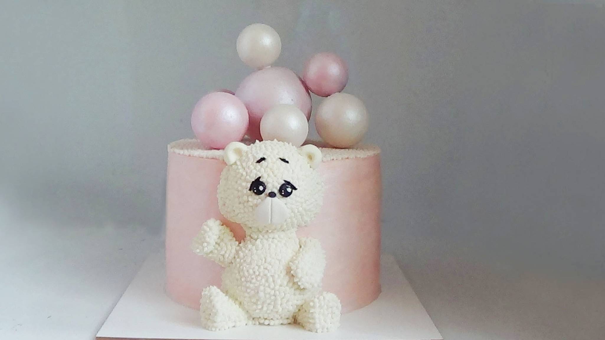 ✅ Интересная идея создания Милого мишки на торт из шоколада и крема смотреть онлайн