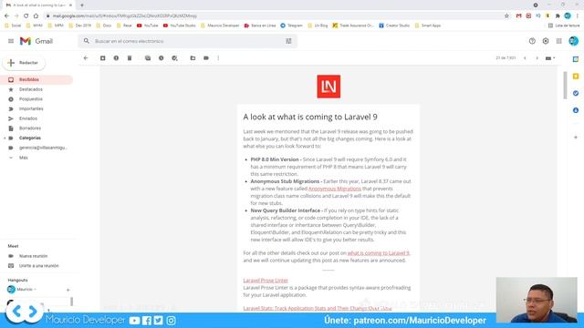 Laravel 9: PHP 8.0 Min Versión, Anonymous Stub Migrations, New Query Builder Interface [News #2] смотреть онлайн