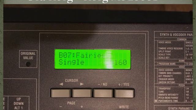 Korg MS 2000B. Programs. (No Talking!) смотреть онлайн