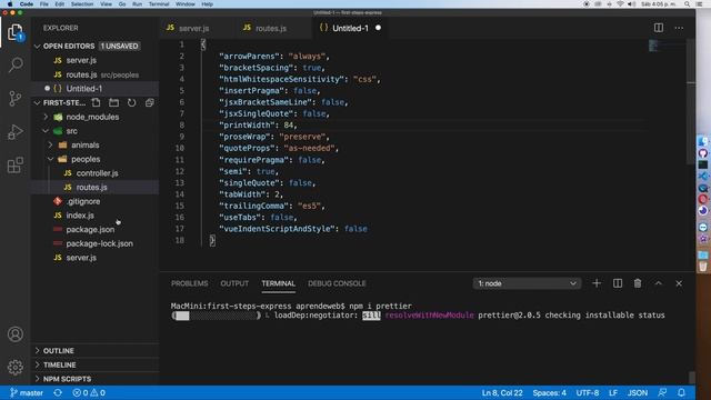Nodejs Express Prettier смотреть онлайн